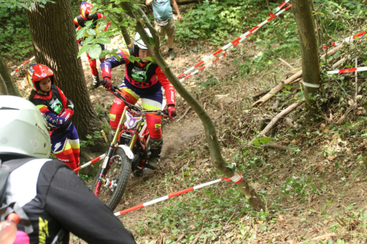 Linda Weber auf der Strecke